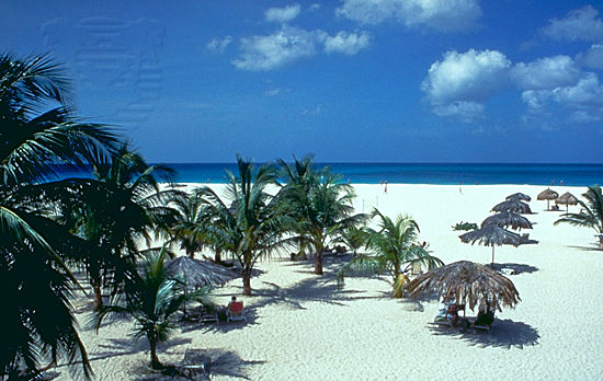 Beach from balcony