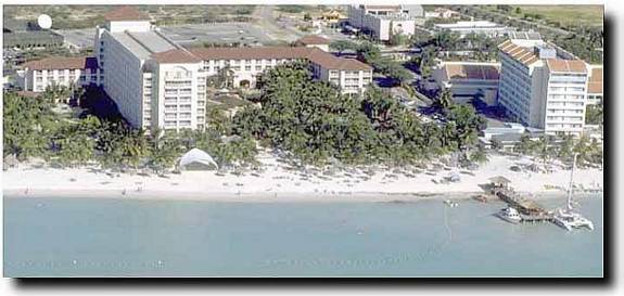 Aerial photo of the resort