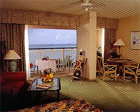 Oceanfront suite room interior
