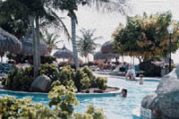 Close-up of pool